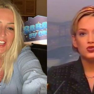 Saba Tümer sosyal medyayı salladı. 1998 yılında haber spikerliği yaptığı