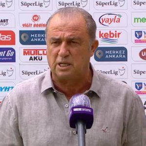 Galatasaray Teknik Direktörü Fatih Terim, Ankaragücü’ne 1-0 mağlup oldukları mücadelenin