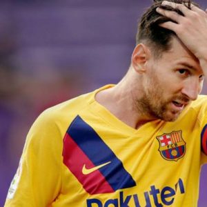 Barcelona’nın Arjantinli yıldızı Lionel Messi, takımının Real Valladolid ile deplasmanda