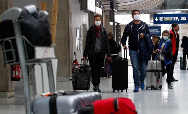 Fransa, yeni tip koronavirüs (Kovid-19) salgınıyla mücadele kapsamında 16 ülkeden
