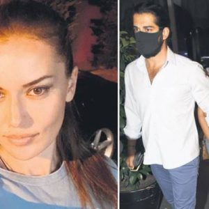 Burak Özçivit, önceki akşam eşi Fahriye Evcen ile birlikte Bebek’teki