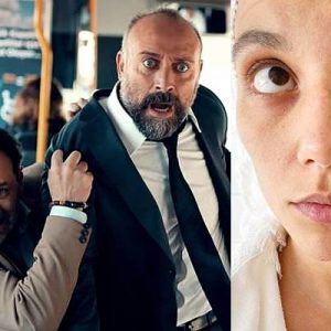 Ünlü oyuncu Halit Ergenç, rol arkadaşı Ozan Güven’in sevgilisi Deniz