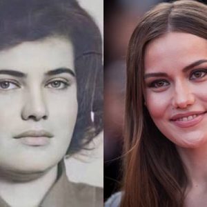 34 yaşındaki oyuncu Fahriye Evcen’in annesinin gençlik fotoğrafı sosyal medyada