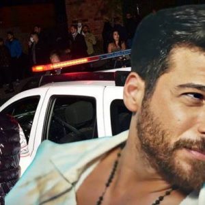 Oyuncu Can Yaman, önceki gece Kuruçeşme’deki bir mekanda gizlice yapılan