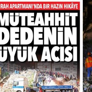 Müteahhit Hayati Uzun 1992’de Erzincan’da meydana gelen depremde torunu Emrah’ı