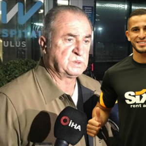 Galatasaray Teknik Direktörü Terim, hastanede tedavi gören Omar Elabdellaoui için