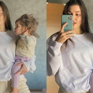 Sen Çal Kapımı dizisinin başrol oyuncusu Hande Erçel, yeğeni Mavi