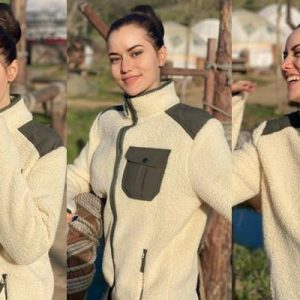 Fahriye Evcen eşi Burak Özçivit’in başrolünde olduğu Kuruluş Osman setinden