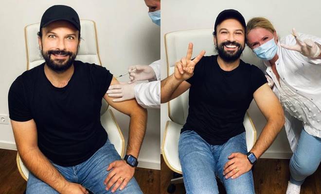 Uzun süredir Almanya’da yaşayan Tarkan, ikinci doz koronavirüs aşısını da
