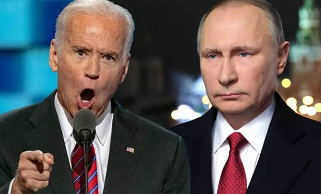 Rusya Devlet Başkanı Vladimir Putin açıklama yapmasının ardından Biden’ın br