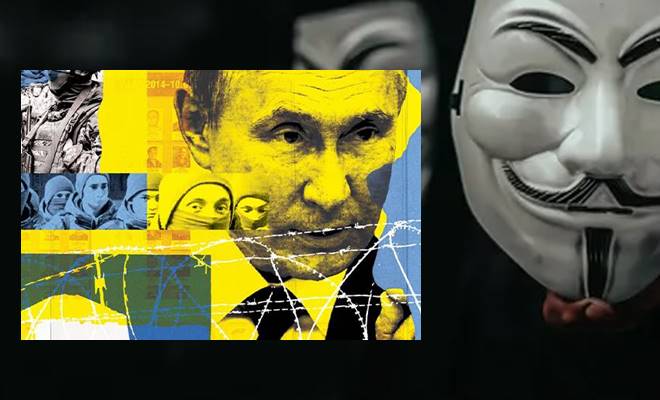 Devlet televizyonunu hackleyen Anonymous, Ukrayna’daki saldırıları Rus halkına izletti. Hacker
