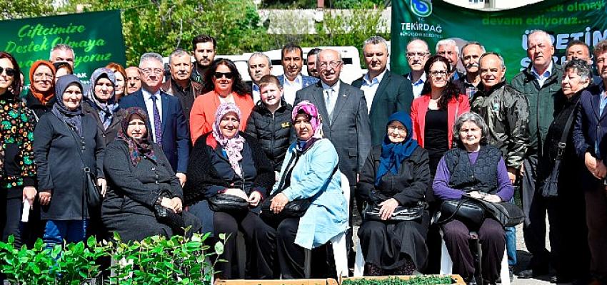 Tekirdağ Büyükşehir Belediyesi’nin üreticilere destek olmak amacıyla, 9 Mayıs 2022