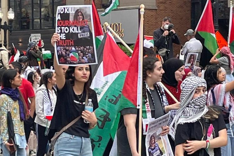 Amerika Birleşik Devletleri'nin Illinois eyaletine bağlı Chicago'da, Al Jazeera televizyonundan