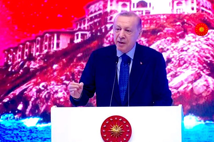 Cumhurbaşkanı Recep Tayyip Erdoğan, Demokrasi ve Özgürlükler Adası'ndaki Adnan Menderes
