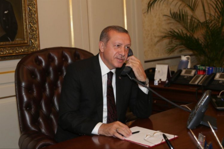 İsveç Başbakanı Magdalena Andersson ile telefonda görüşen Cumhurbaşkanı Recep Tayyip