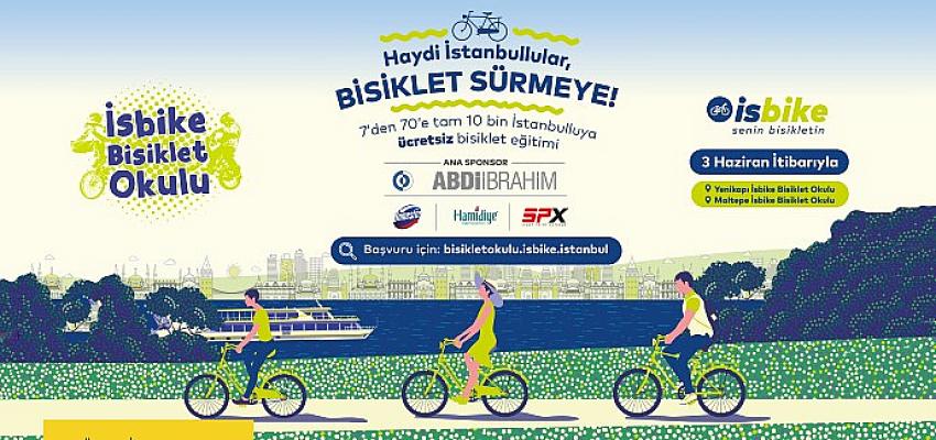 İstanbul Büyükşehir Belediyesi’nin, sağlıklı yaşama destek olmak ve bisiklet kullanımını