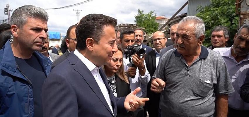 DEVA Partisi Genel Başkanı Ali Babacan, Ankara Güdül’de vatandaşlarla sohbet