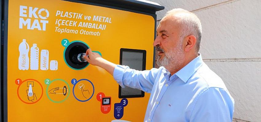 EKOMAT depozitolu iade makinaları projesini Türkiye’de uygulayan ilk ilçe Çiftlikköy