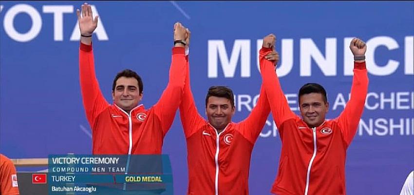 Almanya’nın Münih kentinde düzenlenen Avrupa Okçuluk Şampiyonasında A Milli Takımda
