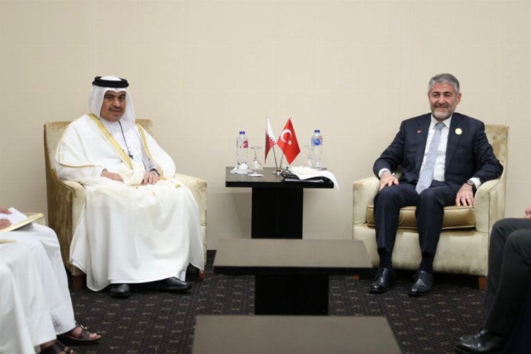 Hazine ve Maliye Bakanı Dr. Nureddin Nebati, Katar Maliye Bakanı