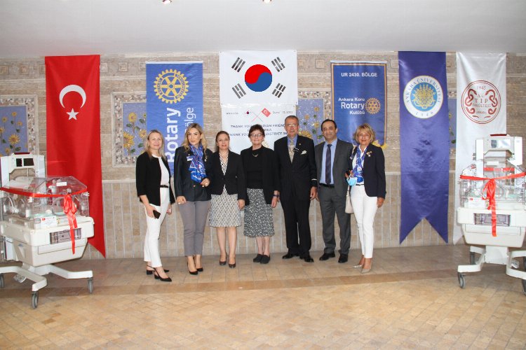 Ankara Koru Rotary Kulübü, “Küresel Bağış Projesi” kapsamında Ankara Üniversitesi