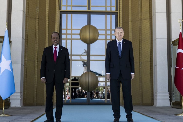 Cumhurbaşkanı Recep Tayyip Erdoğan, Somali Cumhurbaşkanı Hasan Şeyh Mahmud ile