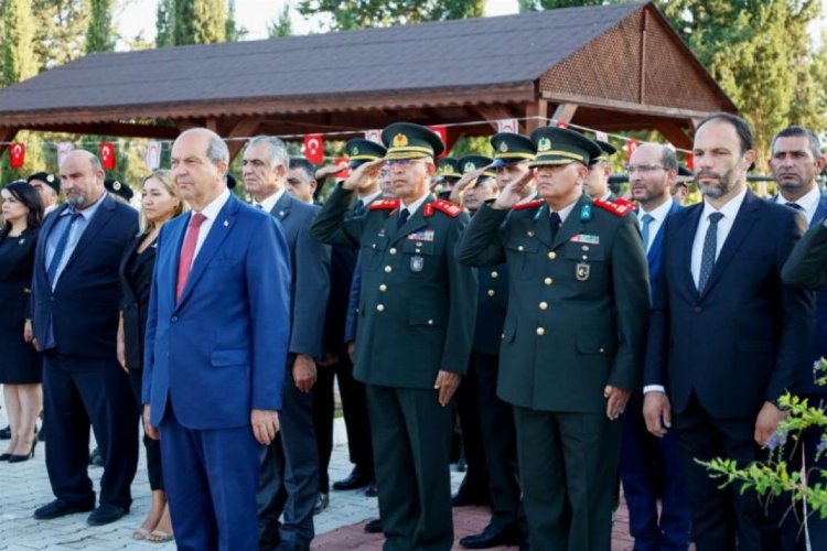 Cumhurbaşkanı Ersin Tatar, Topçuköy Şehitlerini Anma Töreni’ne katıldı. Tatar, “KKTC’nin