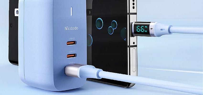 Global mobil aksesuar markası Mcdodo, yeni nesil şarj/data kablolarıyla, 100W