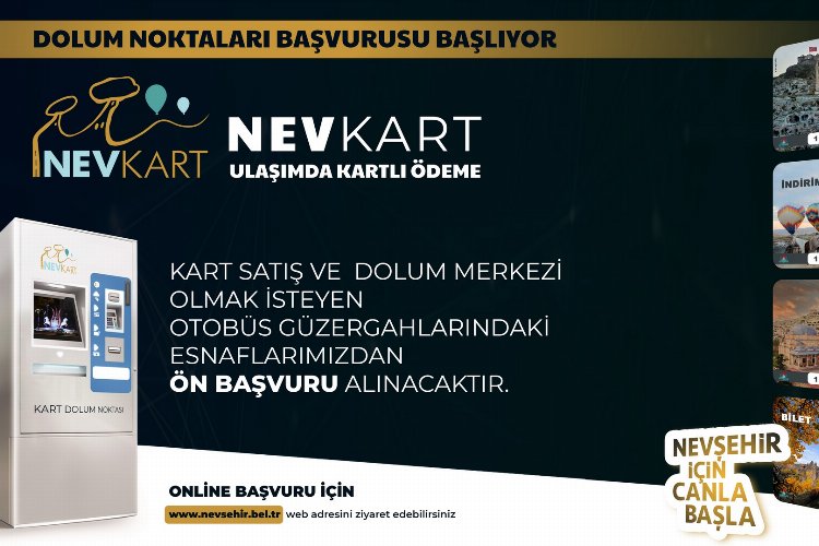 Nevşehir’de önümüzdeki aylarda özel halk otobüslerinde kartlı sisteme geçilecek olması