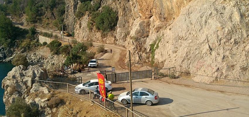 Muğla’nın Marmaris ilçesinde bulunan Kızılbük’te inşaatı süren Sinpaş GYO projesine