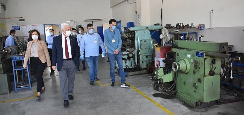 Muğla Büyükşehir Belediyesi’nin modern araç gereçlerle donatarak oluşturduğu Kızılağaç Makine