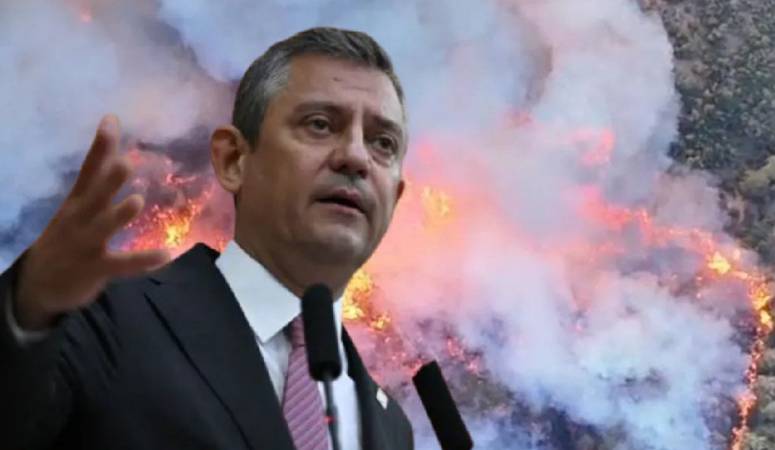 CHP lideri Özgür Özel, orman yangınlarına müdahaledeki yetersizlikleri eleştirerek hükümete